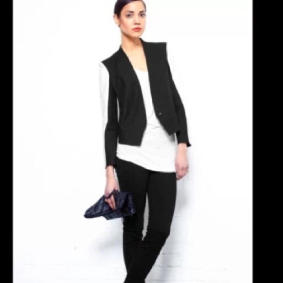 Helmut Lang Color block white black Era Blazer womens  0 - Picture 3 of 12
